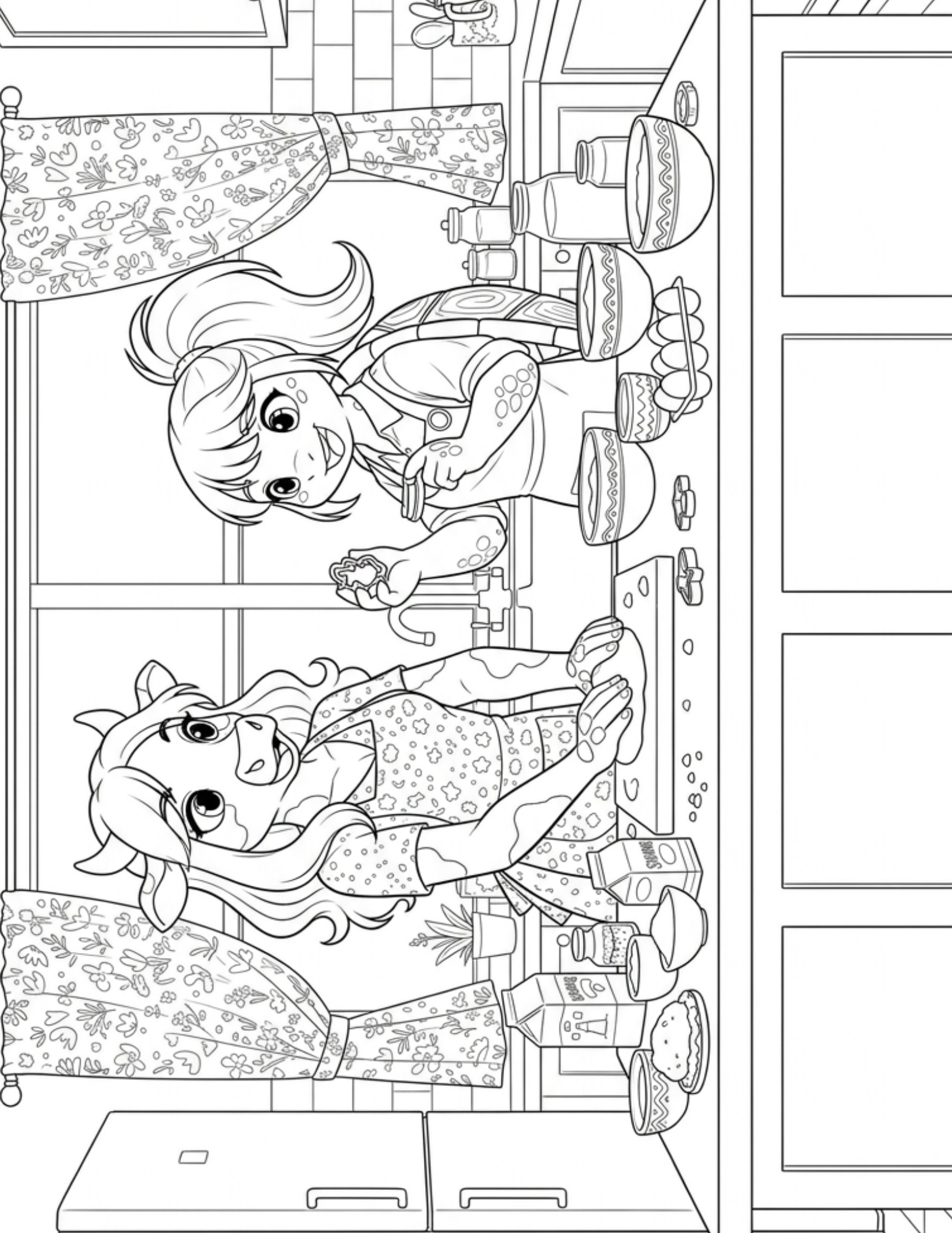 DIGITAL Welcome to Moo Village Coloring Book