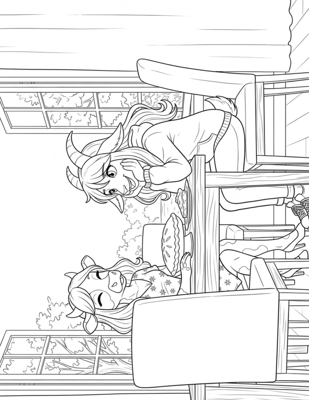DIGITAL Welcome to Moo Village Coloring Book