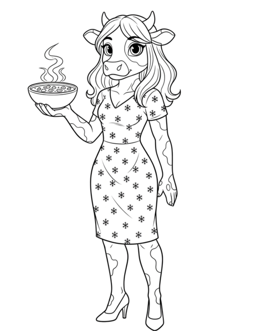 DIGITAL Welcome to Moo Village Coloring Book