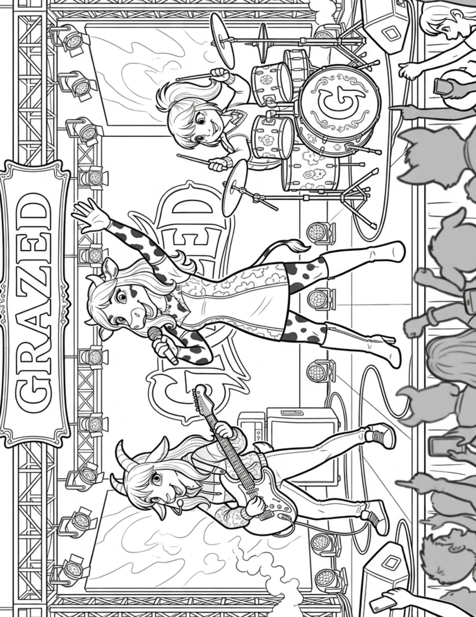 DIGITAL Welcome to Moo Village Coloring Book