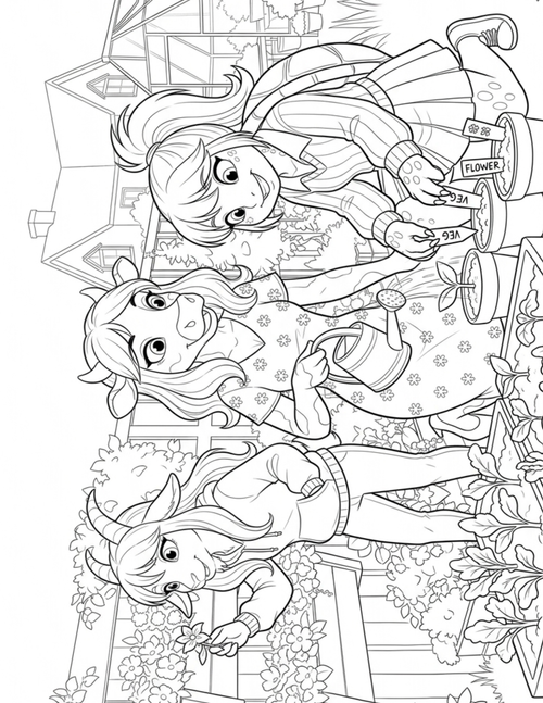 BEST OF BOTH WORLDS Coloring Book Bundle