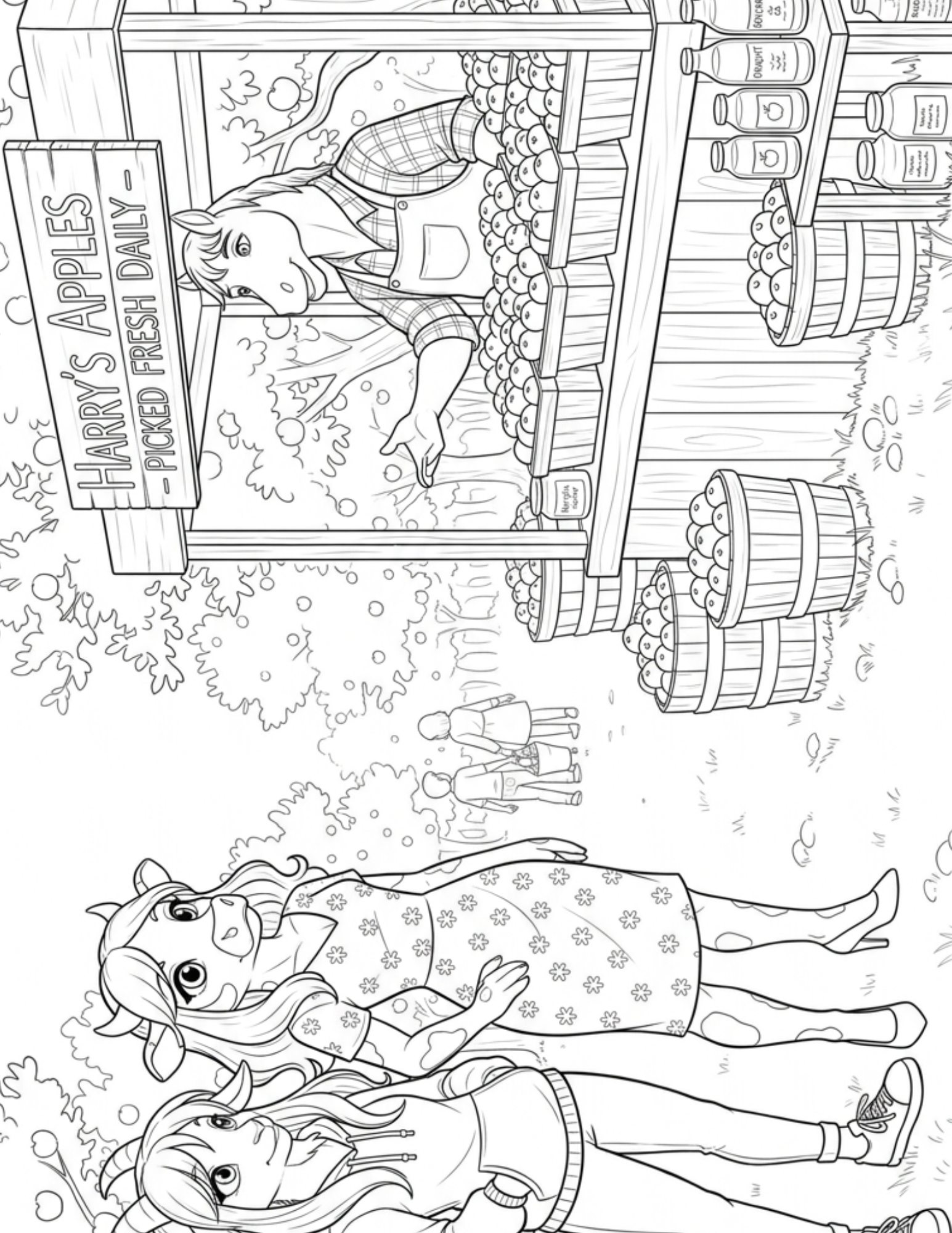 DIGITAL Welcome to Moo Village Coloring Book