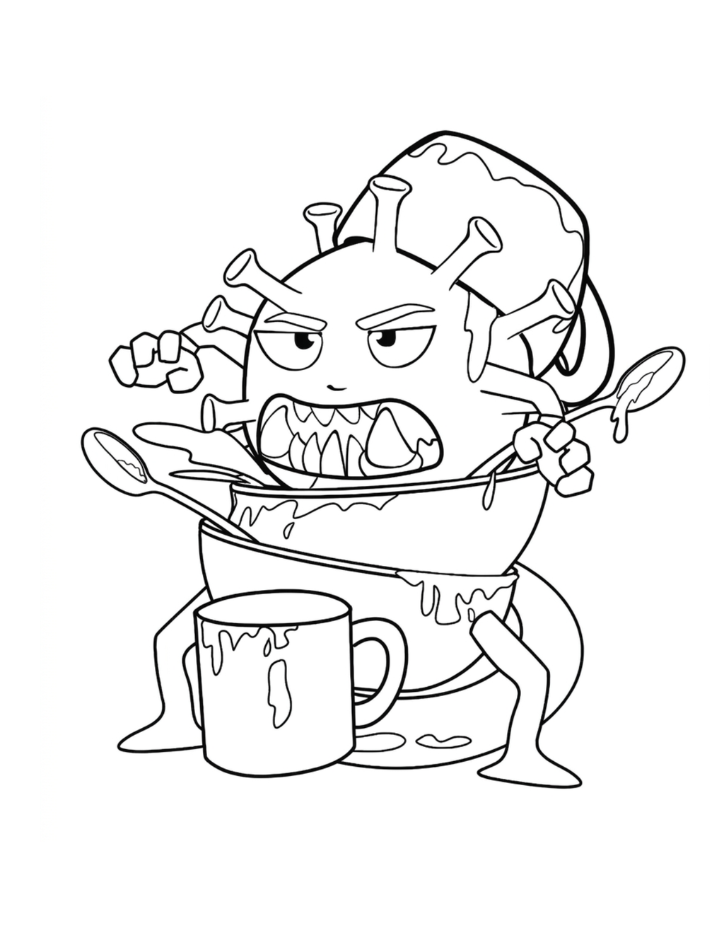 DIGITAL Welcome to Moo Village Coloring Book